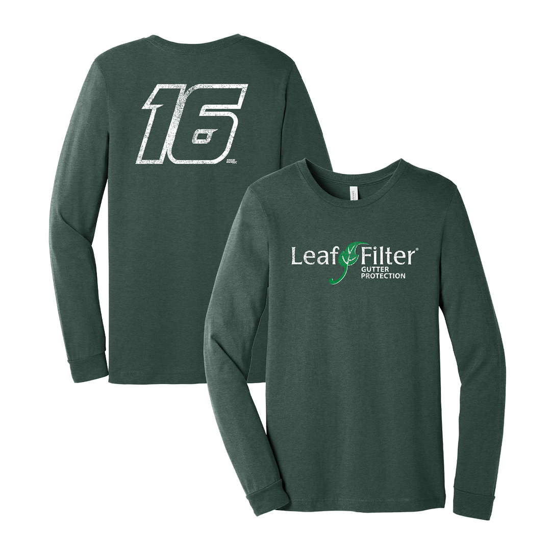 LeafFilter #16 Vintage Logo Long Sleeve T-Shirt image 0
