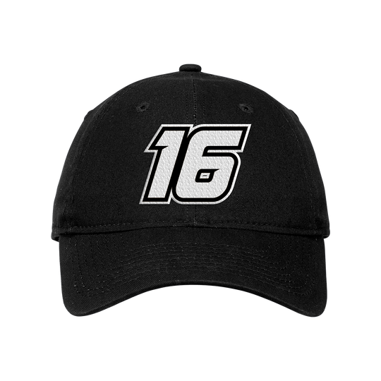 Kaulig Racing #16 Black Dad Hat image 1