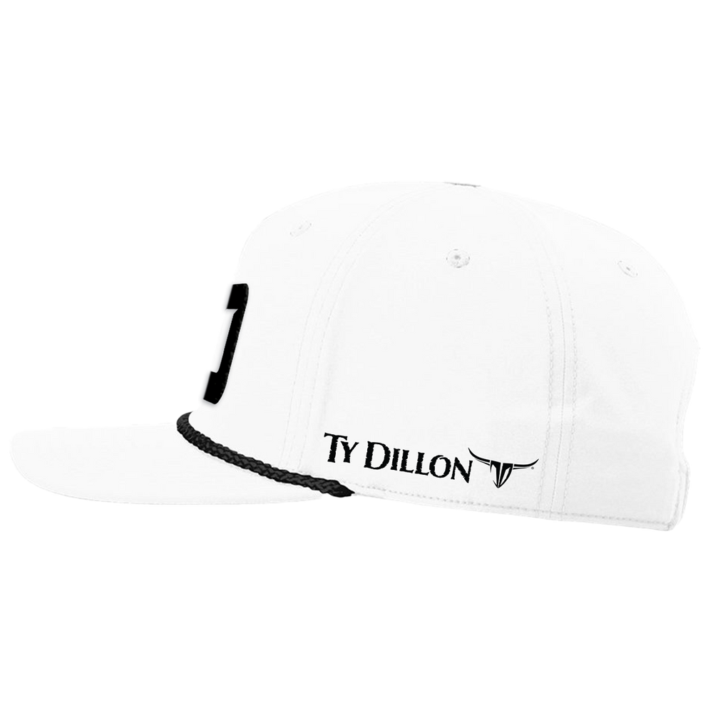 Kaulig Racing TY Dillon #10 White Rope Hat image 2