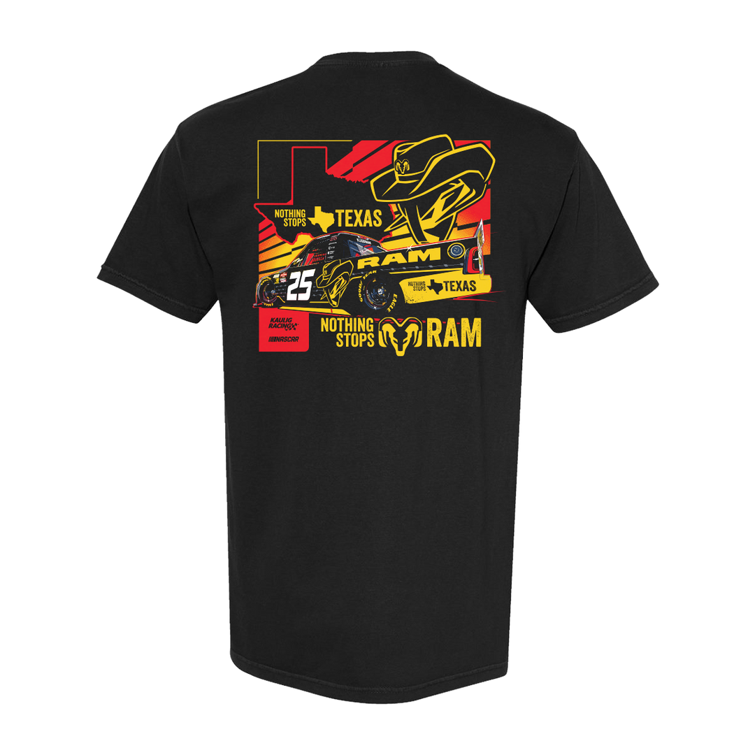 Kaulig Racing x Ram - #25 Nothing Stops Texas T-Shirt