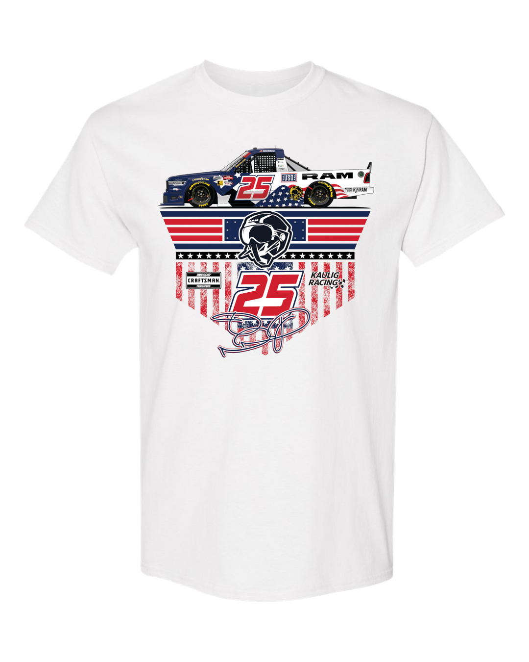Kaulig Racing x Ram - #25 Jamie McMurray USO Shirt
