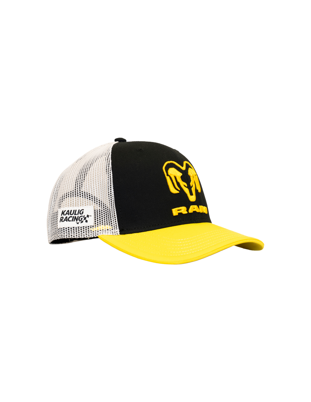 Ram x Kaulig Black/White Yellow-Bill Hat26-RAM-KAULIG-QT-20B