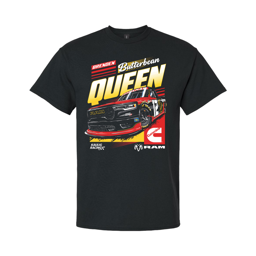 Kaulig Racing x Ram – Brenden “Butterbean” Queen #12 Night T-Shirt
