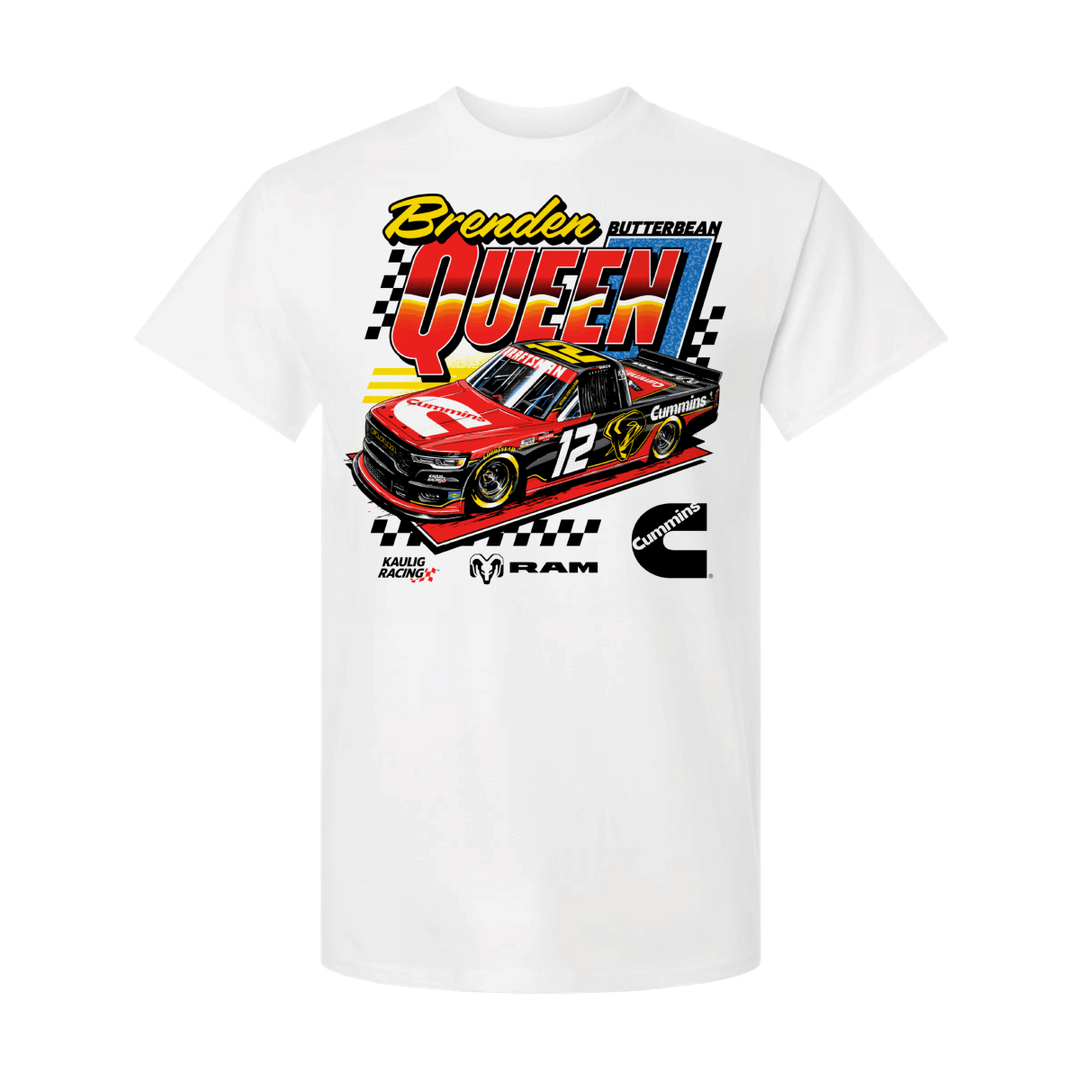 Kaulig Racing x Ram – Brenden “Butterbean” Queen No. 12 Cummins T-Shirt