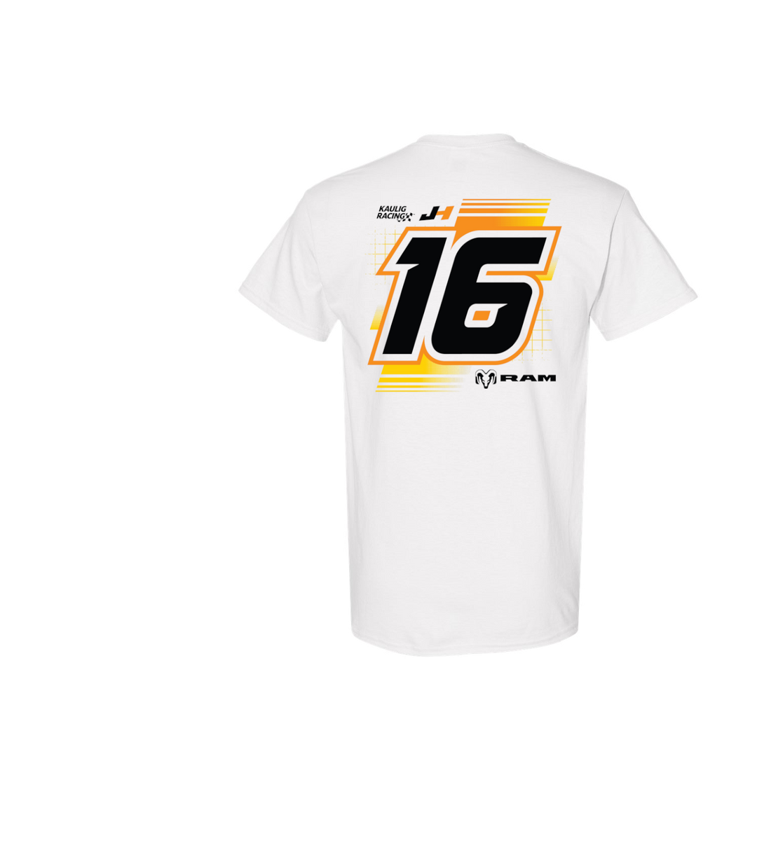 Kaulig Racing x Ram - Justin Haley #16 White Celsius T-Shirt