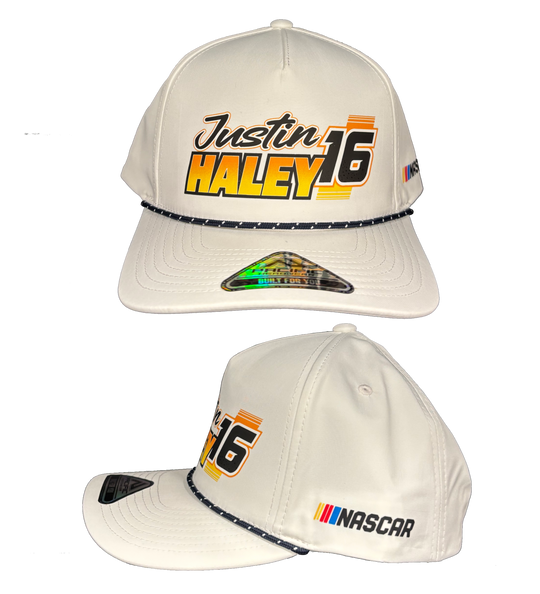 Kaulig x Ram #16 Justin Haley White Name Plate Hat