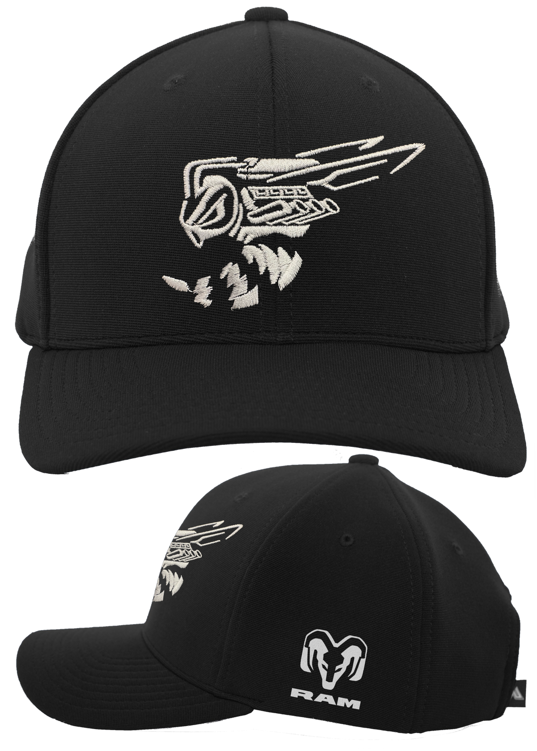 Kaulig x Ram Black Embroidered Rumblebee