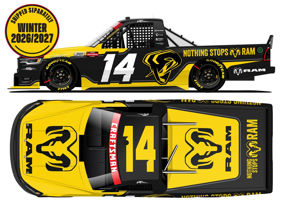 24 gear truck PRE-ORDER Mini Tyrrell Lionel Racing 2026 #14 RAM Racing NASCAR Crafts – Gear Garage