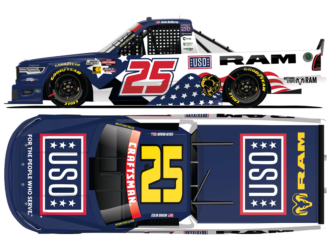 PRE-ORDER #25 JAMIE MCMURRAY 2026 USO 1:24 DIECAST