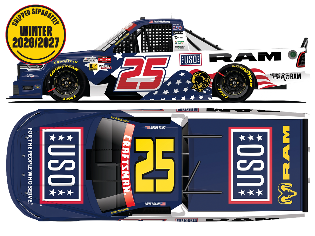 PRE-ORDER #25 JAMIE MCMURRAY 2026 USO 1:24 DIECAST