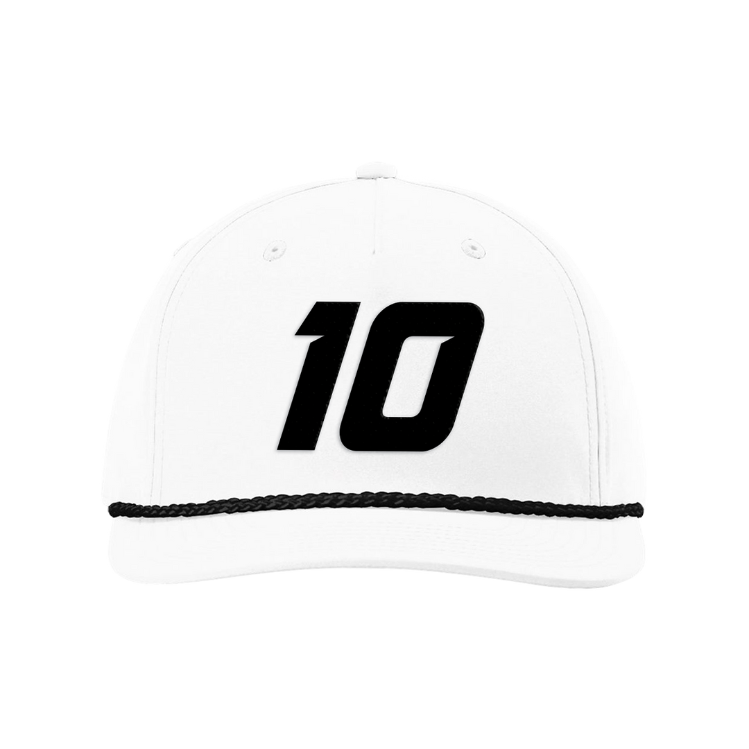 Kaulig Racing TY Dillon #10 White Rope Hat image 0