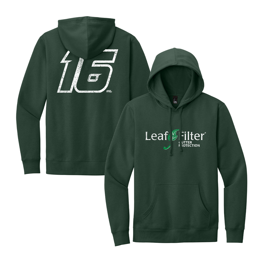 LeafFilter #16 Vintage Logo Hoodie - Forest, S image