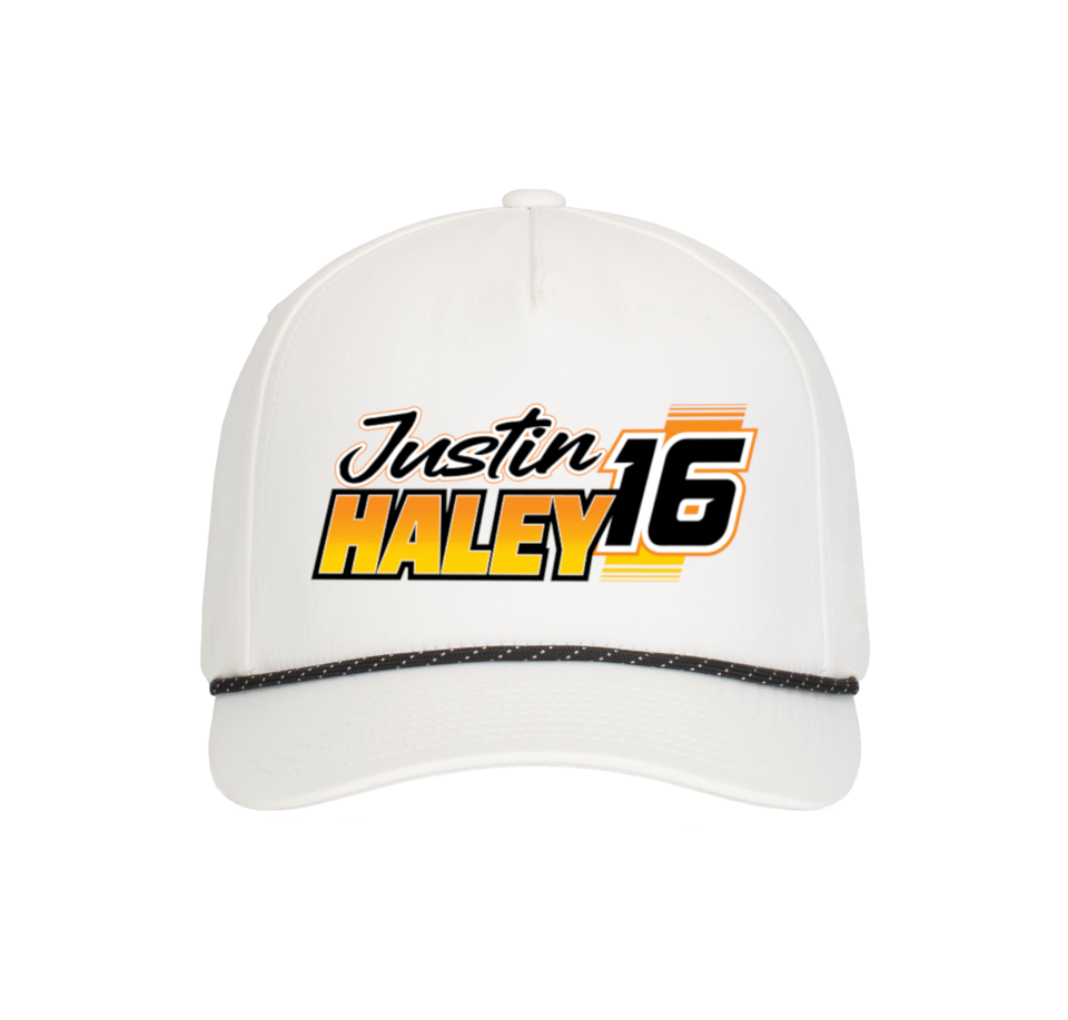 Kaulig x Ram #16 Justin Haley White Name Plate Hat