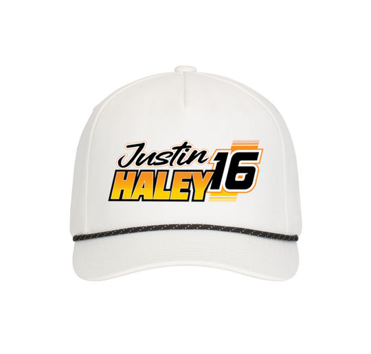 Kaulig x Ram #16 Justin Haley White Name Plate Hat