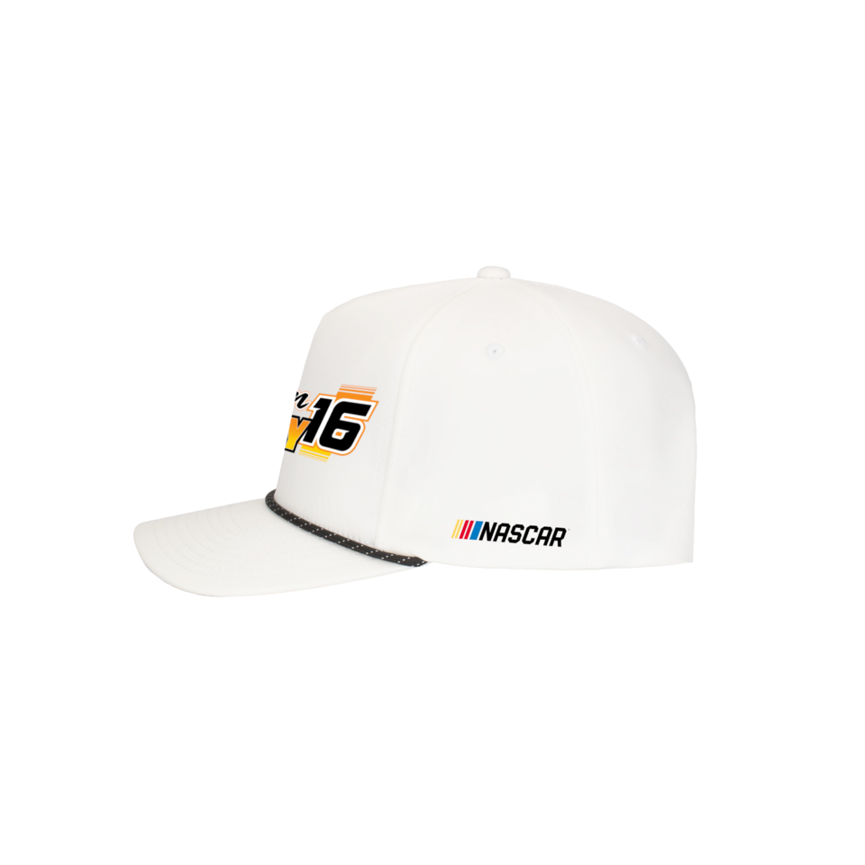 Kaulig x Ram #16 Justin Haley White Name Plate Hat