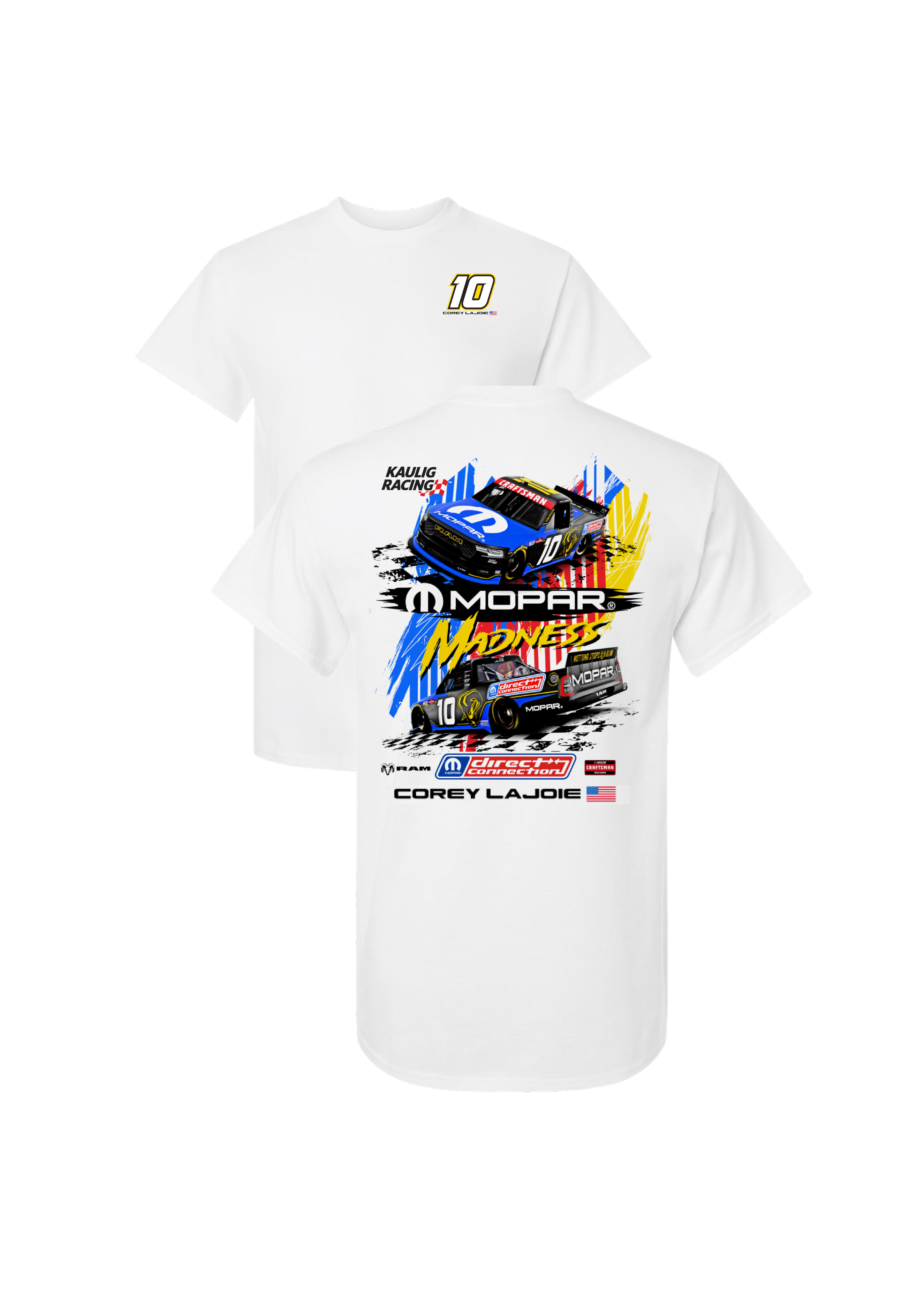 Kaulig Racing x Ram - Corey Lajoie #10 Truck T-Shirt – Gear Garage