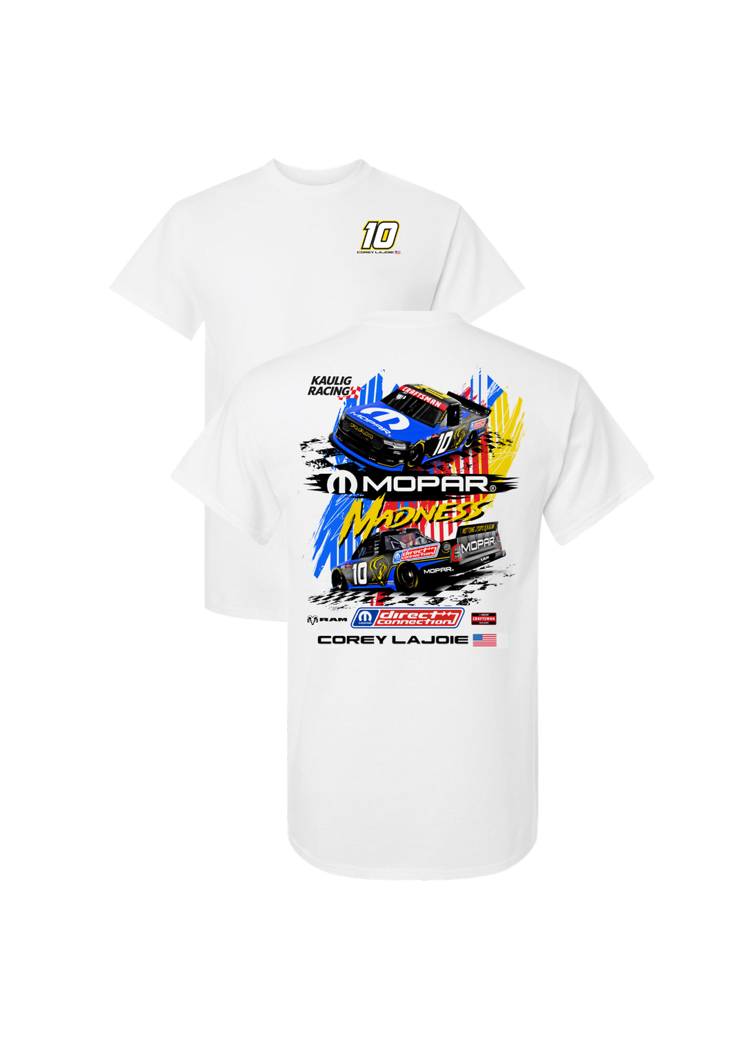 Kaulig Racing x Ram - Corey Lajoie #10 Truck T-Shirt